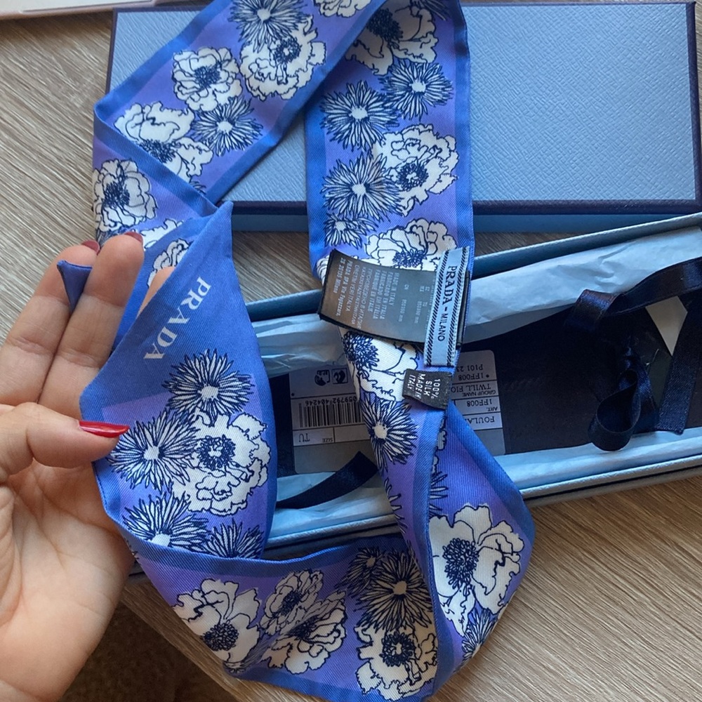 Prada Floral Scarf
